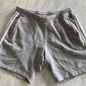 Adidas Mens Grey Shorts